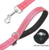 Reflective Nylon Dog Leash for Walking,Strong Dog Leash with Padded Handle for Medium and Large Dogs,6 FT,Hot pink...