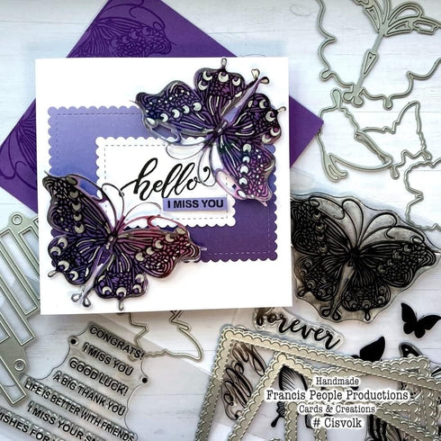 Alinacutle 5/PK-Rectangle, Scallops Border Nesting Frame Die Cut, Card Background Metal Cutting Die, Card Frame Die Set,Paper Craft Die-Cuts,DIY C...