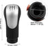 ACROPIX Black Silver Tone Gear Lever Stick Shifter Handle 5 Speed Manual Gear Stick Shift Knob Fit for Ford Fiesta Fusion Transit - Pack of 1...