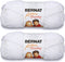 Bernat 2-Pack - Softee Chunky Yarn, White, Single Ball......