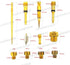 4 sets fit for 77-78 kz650 kz650c kz650d kz650b carburetor CARB REPAIR rebuild KIT...