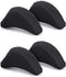 Sibba 4 Pieces Toe Filler Inserts Unisex Breathable Soft Big Toe Plug Forefoot Pad Shoe Filler for High Heel Foot Pain Relief for Women Girls (Bla...