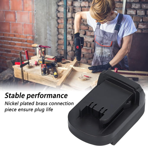 18V Battery Adapter Converter Chargers Dock Power Connector for Bosch 18V to for Milwaukee Lithium Power Tool BS18ML...