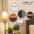 Welcome Stencils for Painting on Wood Half Round Stencils for Wood Sign Hello Half Circle Stencils for Crafts Reusable (14Pcs)...