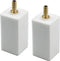 MY MIRONEY 2.95" Air Stone Bar 2-Pack Bubble Stones White Bubbler for Aquarium Fish Tank...