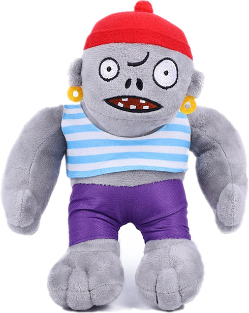 2024 Upgraded 12" 1 PCS PVZ Plant and Zombies Plush Toys Figures 1 2 Stuffed Soft Doll Gargantuar Pirate Zombie Plush...