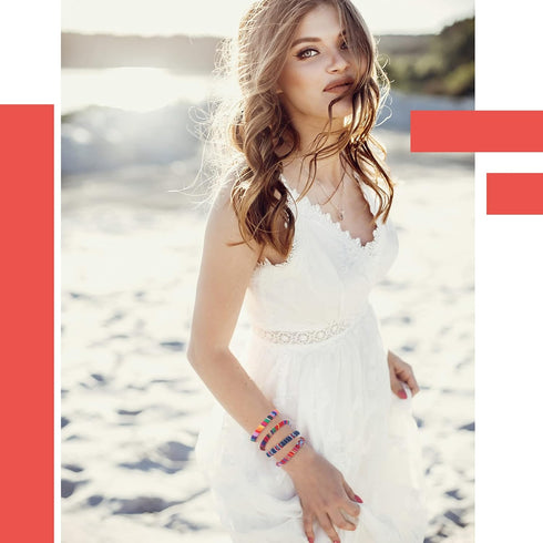24 Pieces VSCO Bracelets for Teen Girls Friendship Bracelets Woven Braided Bracelet for Women and Men Boho Adjustable Ethnic Tribal Bracelet Rope ...