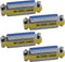 Antrader 4-Pack DB25 25 Pin Serial Port Female to Female Mini Gender Changer Coupler Adapter RS232 Connector...