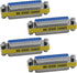 Antrader 4-Pack DB25 25 Pin Serial Port Female to Female Mini Gender Changer Coupler Adapter RS232 Connector...
