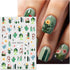 JMEOWIO 10 Sheets Flower French Tip Nail Art Stickers Decals Self-Adhesive Pegatinas Uñas Spring Summer Floral Line Nail Supplies Nail Art Design ...