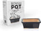 Glazed Ceramic Bonsai Pot - Ceramic Planter for Succulents and Small Plants - Black Rectangular Pot Perfect for Indoor and Outdoor Gardens, Tables...