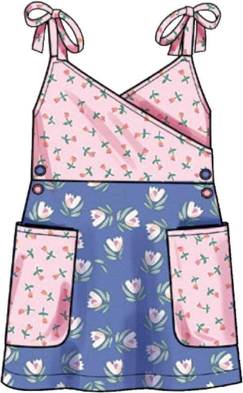Simplicity Toddler's and Children's Jumpsuit, Jumper and Romper Sewing Pattern Kit, Code S9558, Sizes 4-5-6-7-8, Multicolor...