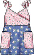 Simplicity Toddler's and Children's Jumpsuit, Jumper and Romper Sewing Pattern Kit, Code S9558, Sizes 4-5-6-7-8, Multicolor...