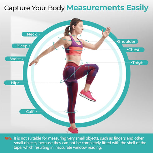 Body Tape Measure, Body Measuring Tape for Weight Loss, Fitness, Bodybuilding. Lock Pin, Retractable Soft Sewing Tape for Tailors, Measures Body P...