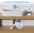 Water Sensor Alarm Leak Detector: 120db Water Leak Detector, Water Sensor Alarm for Home Basement Floor, Flood Leakage Drip Water Detection Alert ...