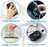 Cellphone Ring Holder Finger Kickstand, Foldable 360° Rotation Cell Phone Stand for Desk, Magnetic Car Mount, Metal Multi-Angle for Phone Back Gri...