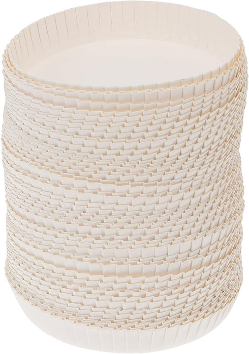 DOITOOL 100 PCS Disposable Paper Cup Cover, Hot Cup Lid Recycled Drinking Lid Coffee Cup Covers for Cafe Hotel KTV Bars (3.1 Inch)...