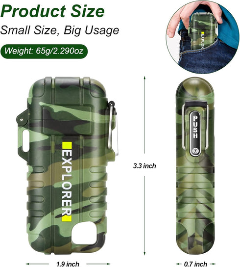 360 Flex Electric Lighter - USB Rechargeable Arc Lighter with Windproof Plasma Flame, Flexible Neck Grill Lighter, Waterproof Candle Lighter for A...