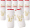Thirty AF Can Coolers, 30th Birthday Party Coolies, Set of 12, White and Gold Dirty 30 Birthday Decoration for Her, Perfect Dirty Thirty Decoratio...