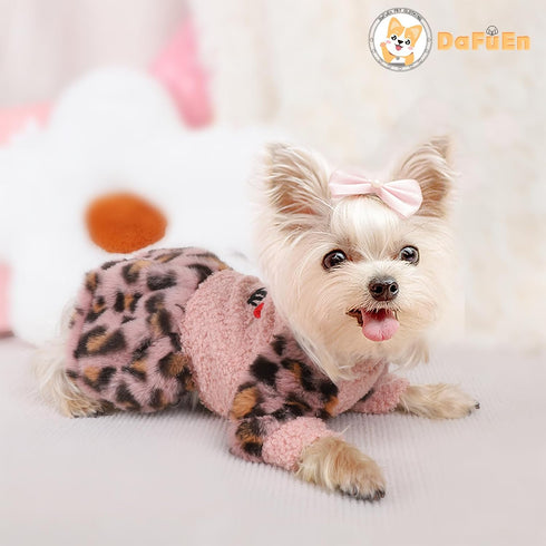 Dog Dresses for Small Dogs Girl Winter Puppy Sweater Dress Warm Pet Clothes Outfit Chihuahua Yorkie Teacup Cold Weather Dog Coat Cute Cats Apparel...