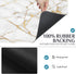 EMMTEEY Coffee Mat Dish Drying Mat for Kitchen Counter Marble Coffee Maker Mats Hide Stain Absorbent Rubber Backed Coffee Bar Mats for Countertops...