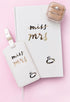 Kate Spade New York Bridal Journal Notebook, 8.25" x 5.25" Hardcover Journal with 200 Lined Pages, Miss to Mrs....
