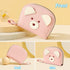 YINHEXI Cute Card Holder Wallet for Women, Bear RIFD Small Leather Zipper Credit Card Holder Wallet for Women with Keychain Wristlet, Business Car...