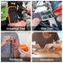 Digital Multimeter Voltmeter Battery Voltage Multi Tester Continuity Ohm Volt Amp DC AC Current Resistance Diodes 2000 Counts Electrical Test Mete...