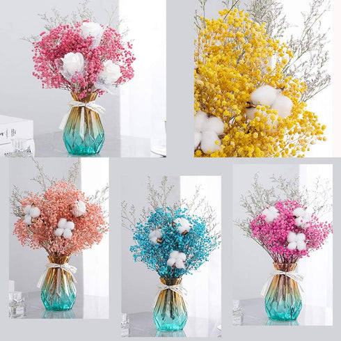 Vignee Real Dried Pressed Leaf Flowers-Multiple Colorful Pressed Flowers Daisies for Craft Resin Jewelry Making Art Craft DIY and Soap Candle Scra...