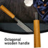 1PC Japanese-style Kitchen Knife Handle Octagonal Handles Safflower Knives Material...