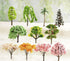 Garden Simulation Tree Figurines Decorations - Miniature Fairy Garden Accessories Flower Pot Plant Garden Set Resin Fairy Garden Kit for Kids Gard...