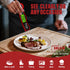 Meat Thermometer Digital - Fast Instant Read Food Thermometer for Cooking, Candy Making, Outside Grill, Waterproof Kitchen Thermometer with Backli...
