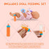 4Pcs Doll Diapers Doll Underwear for 14-18 Inch Baby Dolls Reusable Diapers Set with 3 Pcs Doll Feeding (Milk & Juice Bottles Toy Pacifier)...