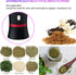 Spacenight Electric Herb Grinder, USB-Rechargeable, 2pcs 1.7oz Glass Herb Chamber - Ideal for Everyday Carry...