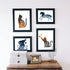 15Pcs Flower Animal Stencils for Painting On Wood Floral Nature Farmhouse Paint Stencil Dog Cat Bear Cow Bunny Reusable Embroidery Stencils for Dr...