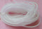 YYCRAFT One Roll 30 Yards Solid Mesh Tube Deco Flex for Wreaths Cyberlox Crin Crafts 8mm 3/8-Inch (Shinny White)...