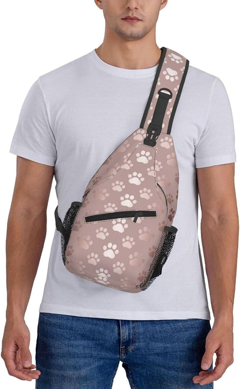 Stylish Sling Bag for Women Men Casual Backpack Crossbody Chest Shoulder Bag Gym Sports Travel Hiking Daypack...