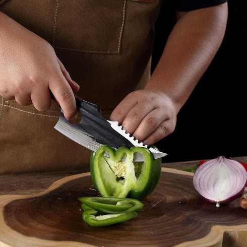 Butcher Chef Knife for Meat Cutting?High Carbon Steel Meat Cleaver Processing,Hand Forged Caveman Viking Knife with Sheath?Outdoor BBQ Camping Kni...