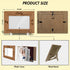 Wood Picture Frame with Wood Stand, Footprint Photo Frame Tabletop Display - Baby, Shelf Desk Decor Gift for Pregnant Mom New Dad Mother-to-be, Ho...