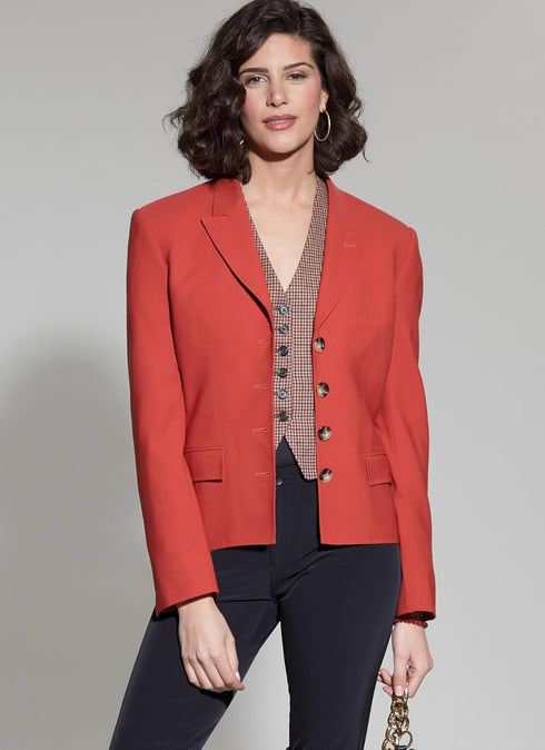 McCall's Misses' Blazer and Vest Sewing Pattern Kit by Melissa Watson, Design Code M8350, Sizes 14-16-18-20-22...