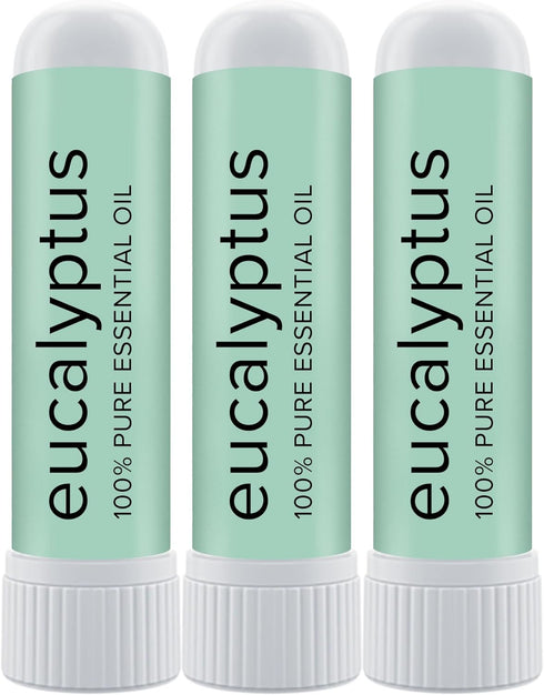 MOX? Eucalyptus Essential Oil Nasal Inhaler, Sinus & Congestion Relief, Daily Relaxation, Stress Relief, Therapeutic No-Mess Aromatherapy, Pure an...