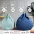 YuppieLife Kids Storage Bean Bag Cover?No Filling? Toy Organizer|Carrying Handle Sofa|Available for Kids and Teenager|Cuddle Chair|Machine Washabl...