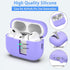 AirPods Pro 2nd Generation Case Cover, Military Grade Anti-Fall Soft Silicone Shock-Absorbing AirPods Pro Case Skin Touch with Keychain and Cleani...