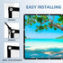 84" Projector Screen,4K 16:9 HD Rear Front Projector Screen Movie Screen Foldable Projection Screen Double-Sided Portable Outdoor Indoor Projector...