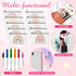 24 Pcs Rainbow Cosmetic Bags Motivational Quotes Makeup Bag Inspirational Makeup Pouch with Zipper Inspirational Gifts for Women Coin Purse for Te...