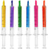 6 Syringe Ballpoint Pens + 6 Syringe Highlighters, Syringe Pen Multi Color Novelty Pen for Student School Supplies(12 Pack)...