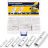 Haisstronica Non Insulated Butt Connectors Kit 220pcs Butt Connectors for Wiring Pure Copper AWG24-8 Wire Crimp Connector...