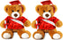 2 Pcs Graduation Bear Plush Stuffed Toy Bear Graduation Gifts Bear Doll Stuffed Bear with Grad Cap Diploma Stuffed Bear Plush Toy for Preschool Ki...
