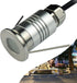 LED Mini In-Ground Well Light-Finger Size,1W 12V DC,120° Wide Beam Angle,IP67 Waterproof,Recessed Marker Indicator Underground Outdoor Landscape L...
