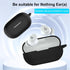 Compatible with Beats Solo Buds 2024 Case Cover,Shock-Proof,Premium Silicone with Keychain-Black...